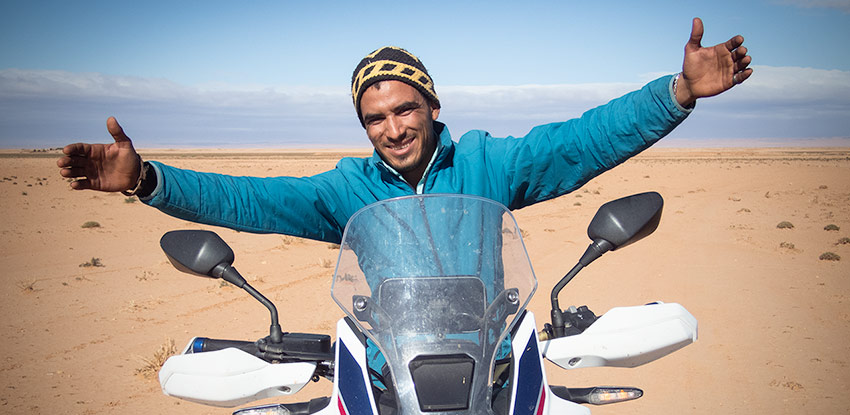 Nomad Trail viaje guiado en moto offroad por el desierto de Marruecos