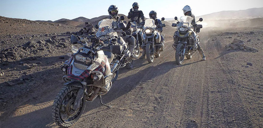 Ride To Roots Meeting moto offroad en el desierto de Marruecos