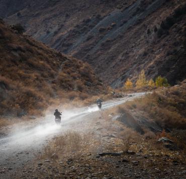 Kirguistán offroad en moto